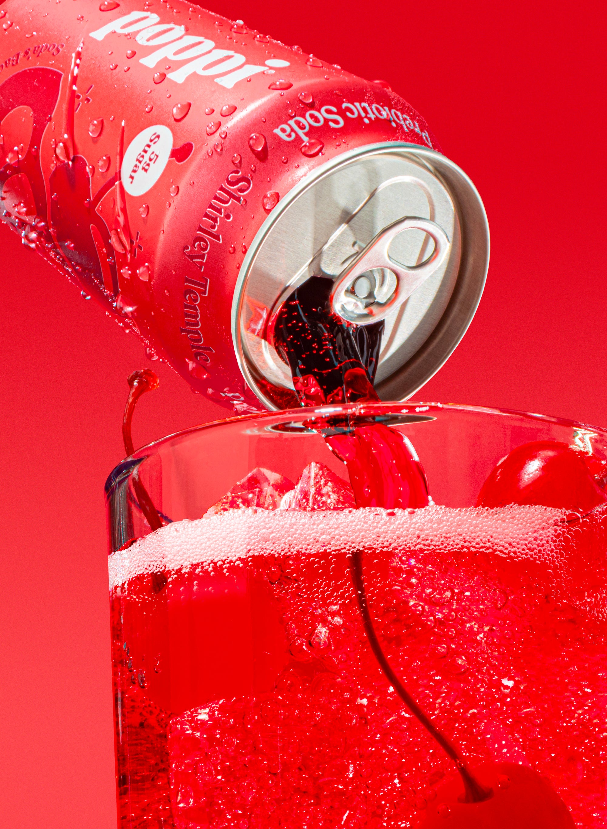 Shirley Temple Prebiotic Soda